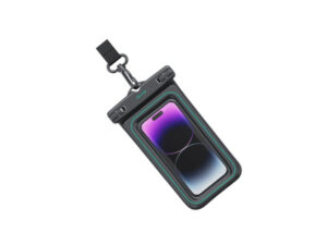 USAMS US-YD013 IP68 Waterproof Case for 6.7 inch Phone, 30m Underwater Diving Phone Bag Cover - Black(FSD1301)