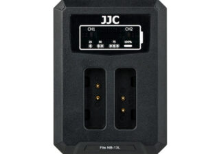 USB Dual Battery Charger fits Canon NB-13L