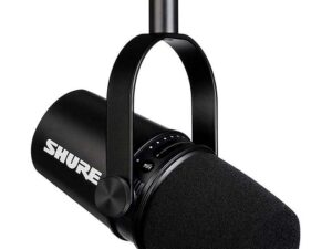 USB Podcast Microphone For Podcasting MV7-K Black