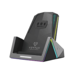 Vertux 15W High Speed Wireless Charging Station With 18W Usb-C Pd & Qc3.0