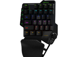 Vertux QuickStrike One-Handed Gaming Keypad With Joystick COMBAT