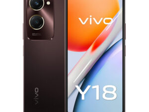 Vivo Y18 Dual SIM 4G Smartphone, 6 GB RAM, 128 GB Storage, Mocha Brown