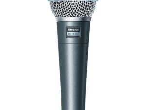 Vocal Microphone - Single Element Supercardioid Dynamic Mic For Stage Studio, Includes A25D Adjustable Stand Adapter, 5/8 To 3/8 Inch Euro Thread Adapter And Storage Bag Beta...