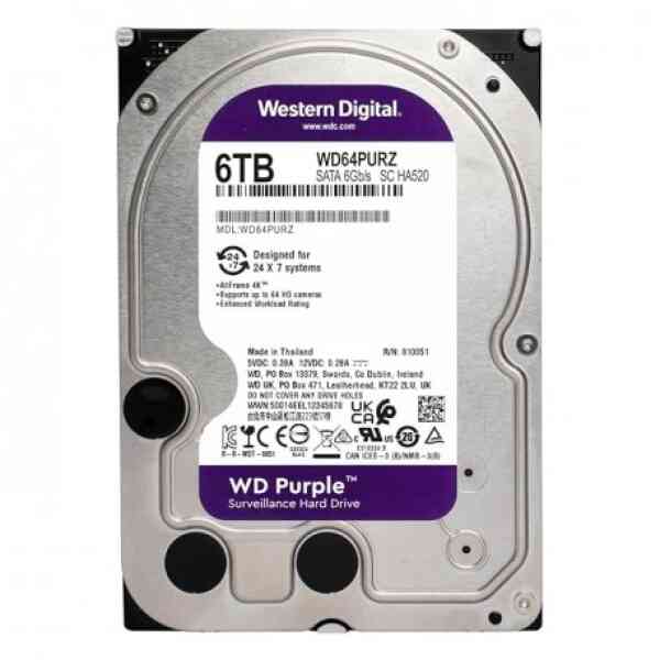 WD Purple 6TB SATA HDD