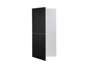ZEGO FOLDABLE V-FLAT BCKDROP WHITE /BLACK