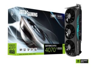 ZOTAC Gaming GeForce RTX 4070 Ti Super Trinity Black Edition DLSS 3 16GB GDDR6X 256-