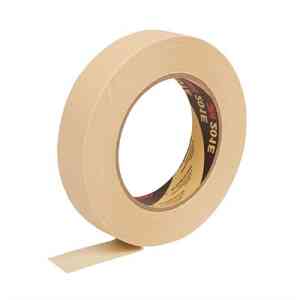 3M 201E General Purpose Masking Tape, 24 mm x 50 m - Beige