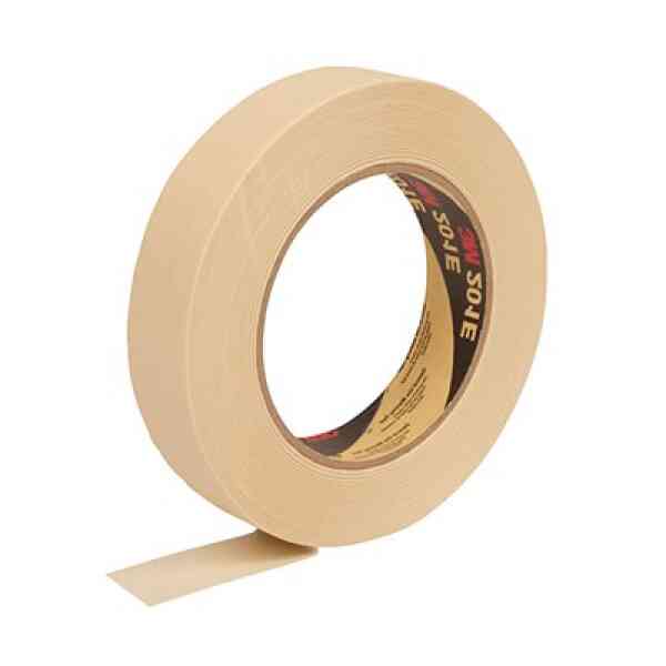 3M 201E General Purpose Masking Tape, 24 mm x 50 m - Beige