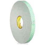 3M 4016 Double Coated Urethane Foam Tape, 1/2 in x 36 yd - Off White