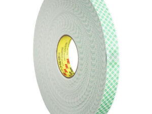 3M 4016 Double Coated Urethane Foam Tape, 1/2 in x 36 yd - Off White