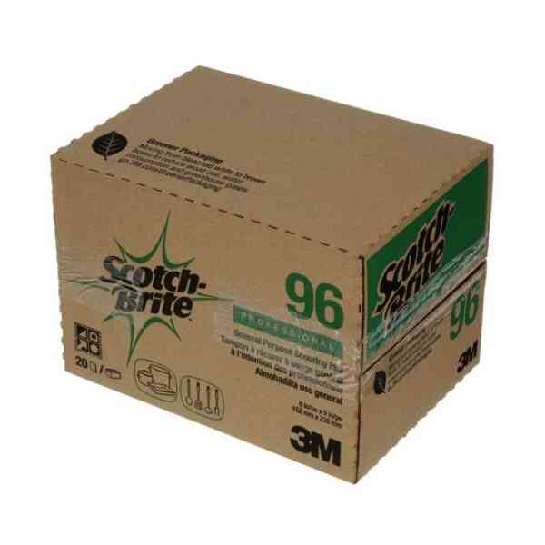 3M™ 96 Scotch-Brite™ General Purpose Scouring Pad, 6 in x 9 in - 20 Pads/Box