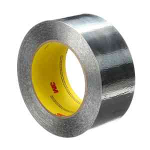 3M Aluminium Foil Tape 425, 50 mm x 55 m x 0.12 mm - Silver