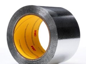 3M Aluminium Foil Tape 425, 75 mm x 55 m - Shiny Silver