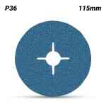3M™ Fibre Disc Blue 115mm x 22mm (4 Slots) P36, 581C, 61748 (200 pcs)