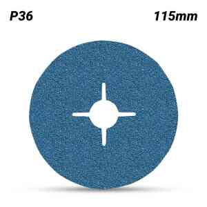3M™ Fibre Disc Blue 115mm x 22mm (4 Slots) P36, 581C, 61748 (200 pcs)