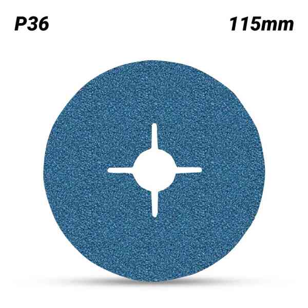 3M™ Fibre Disc Blue 115mm x 22mm (4 Slots) P36, 581C, 61748 (200 pcs)