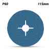 3M™ Fibre Disc Blue 115mm x 22mm (4 Slots) P60, 581C, 61750 (200 pcs)