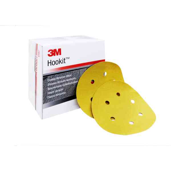 3M™ Hookit™ Paper Disc, 152 mm/ 6", 6-Hole, P120, 255P (50 pcs)