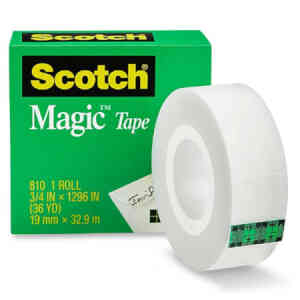 3M Scotch 810 Magic Tape, 19mm x 32.9m - Transparent