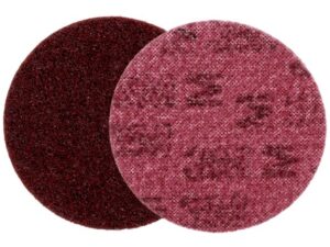 3M™ Scotch-Brite™ Surface Conditioning Disc SC-DH, 178 mm, No Hole, A MED, Red