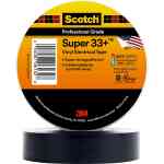 3M™ Scotch® Super 33+ Vinyl Electrical Tape , 3/4 in x 66 ft (19 mm x 20.1 m x 0.177 mm) - Black