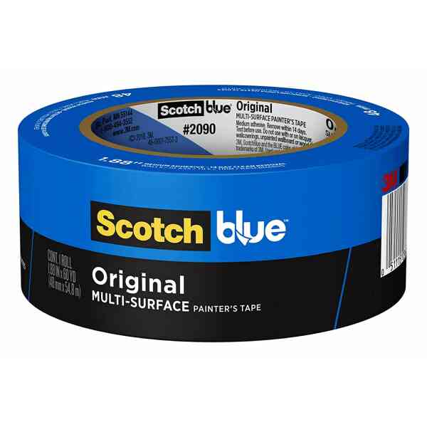 3M ScotchBlue™ Original Multi-Surface Painter's Tape, 1.88 in x 60 yd (48 mm x 54.8 m)- 2090