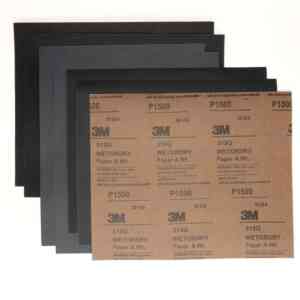 3M™ Wetordry™ Abrasive Sheet, 230mm x 280mm, 313Q, P1000 (50 pcs)