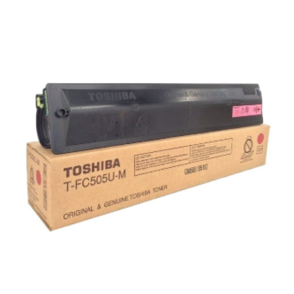 Toshiba T-FC505 Magenta Original Toner Cartridge, T-FC505U-M