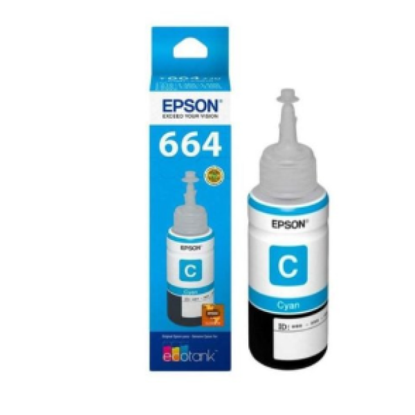 Epson 664 / T6641 Black Original Ink Bottle - 70ML