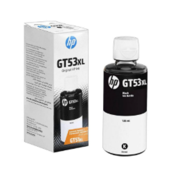 HP GT53XL 135-ml Black Original Ink Bottle, 1VV21AE