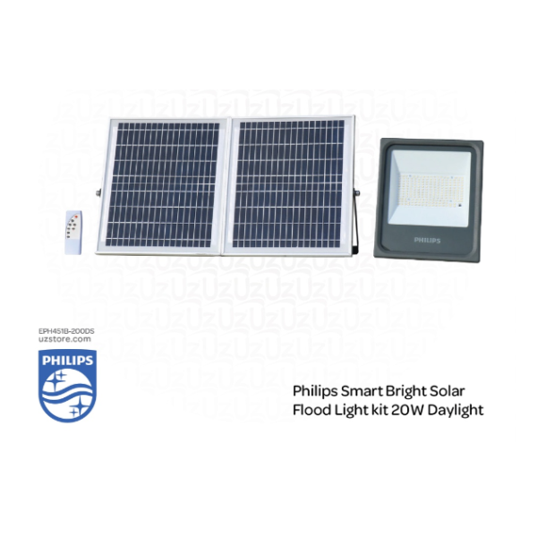 PHILIPS Smart Bright Solar Flood Light Kit BVP080 LED20/757 20W LED 200W ,5700K Cool DayLight 911401859781