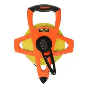 Crescent 1/2" x 60m/200' Hi-Viz Fiberglass SAE/Metric Dual Sided Tape Measure - FM060CME