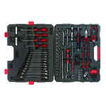 Crescent 110 PC. 1/4" & 1/2" Drive 6 Point Metric Professional Tool Set - CTK110NEU2