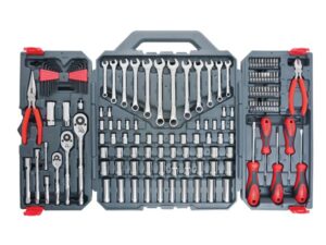 Crescent 148 PC. 1/4", 3/8" & 1/2" Drive 6 & 12 Point SAE/Metric Professional Tool Set - CTK148MP