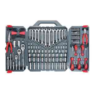 Crescent 148 PC. 1/4", 3/8" & 1/2" Drive 6 & 12 Point SAE/Metric Professional Tool Set - CTK148MP