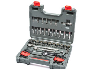 Crescent 84 PC. 1/4" & 3/8" Drive 6 & 12 Point Standard & Deep SAE/Metric Professional Tool Set - CTK84CMPN