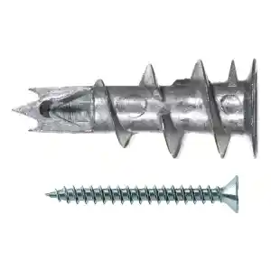 Fischer 100 Pc. GKM S/27 Plasterboard Fixing Metal with Flat Countersunk Head Screw - 40434