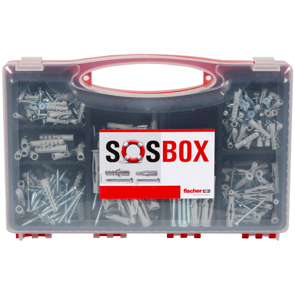 Fischer 360 Pc. SOS Box Plug S + FU + Screws - 533629
