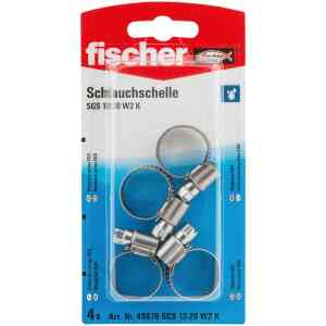 Fischer 4 Pc. Hose Clamp, SGS 12-20 W2 K - 49878