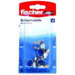 Fischer 4 Pc. Hose Clamp, SGS 8-12 W1 K - 49877