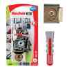 Fischer 4 Pc. Mirror Fixing DuoPower Plugs & Screws Set, SKL M K NV - 45490