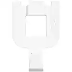 Fischer 8 Pc. Fast & Fix K NV Wall Hook, White - 532760