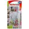 Fischer DuoPower Universal Plug with Round Hook, 5x25 RH K NV (Pack of 8) - 535012
