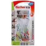 Fischer DuoPower Universal Plug with Round Hook, 5x25 RH K NV (Pack of 8) - 535012