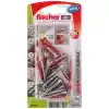 Fischer DuoPower Universal Plug with Screw, 6x30 S K NV (Pack of 12) - 534997