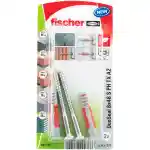 Fischer DuoSeal Nylon Plug with Enclosed Screw, 8x48 S PH TX A2 - 557732