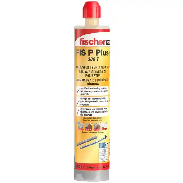 Fischer FIS P Plus 300 T Polyester Hybrid Injection Mortar - 523226