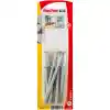 Fischer Hammerfix Nylon Wall Plug with Galvanized Countersunk Head Screw, N 6x80/50 S (Pack of 12) - 522323