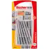 Fischer Hammerfix with Galvanized Countersunk Head Screw & Nylon Wall Plug, 5x50 mm (Pack of 20) - 45477