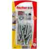 Fischer Nylon Expansion Plug with Screw, S 7 S K NV (Pack of 12) - 14887